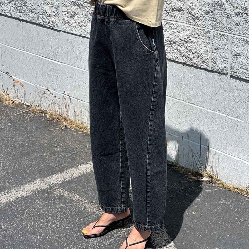 Le Bon Shoppe Arc Pants - Black Denim - re - souL