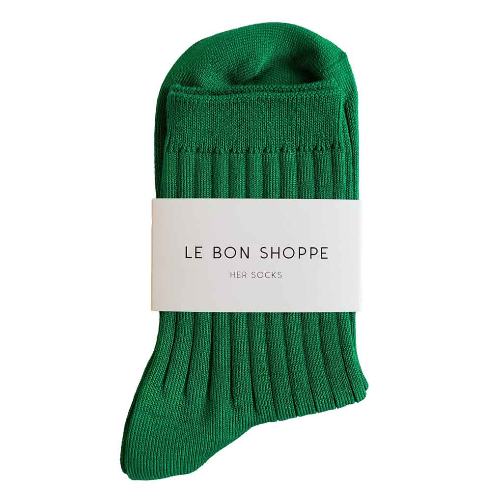 Le Bon Shoppe Her Socks - Kelly Green - re - souL