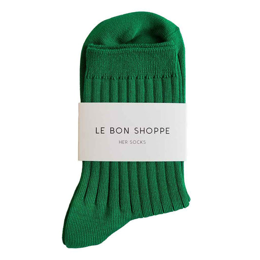 Le Bon Shoppe Her Socks - Kelly Green - re - souL