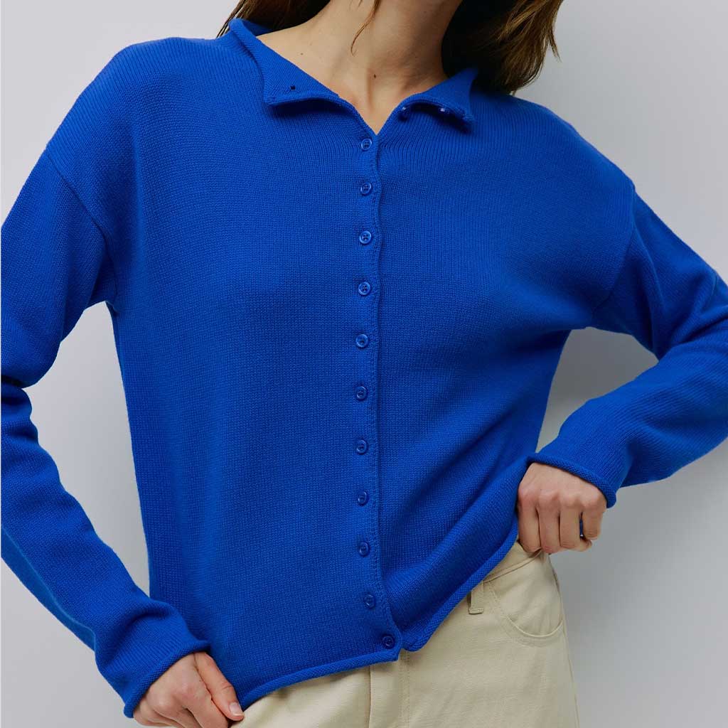 Marlo Cardigan - Blue - re - souL