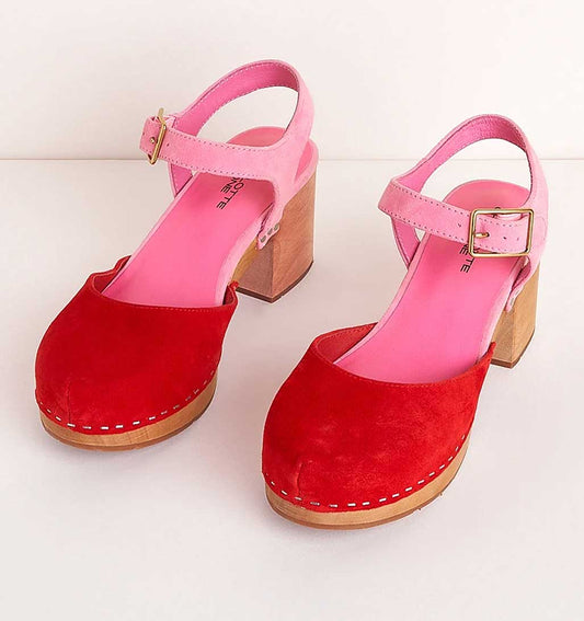 Maud Two-Tone Clog - Vamp - re-souL