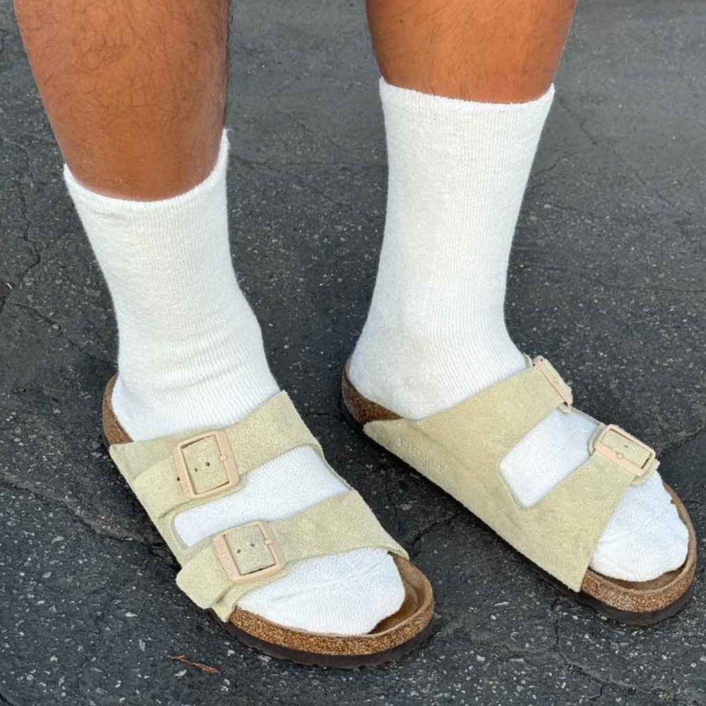 Men's Extended Cloud Socks Classic White - re - souL