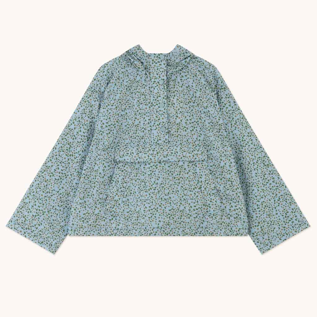 Mini Flowers Windbreaker - Blue/Green - re - souL