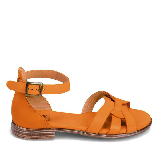 Miz Mooz Dakota Sandal for Women - Orange - re-souL