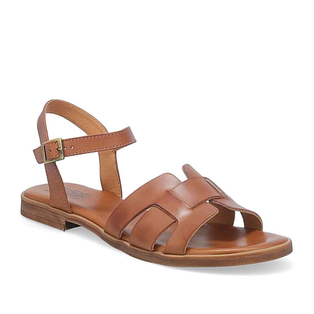 Miz Mooz Luxor Sandal for Women - Brandy - re-souL