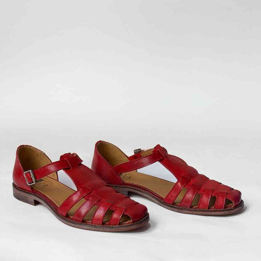 MOMA T - Strap Woven Flat - Red - re - souL