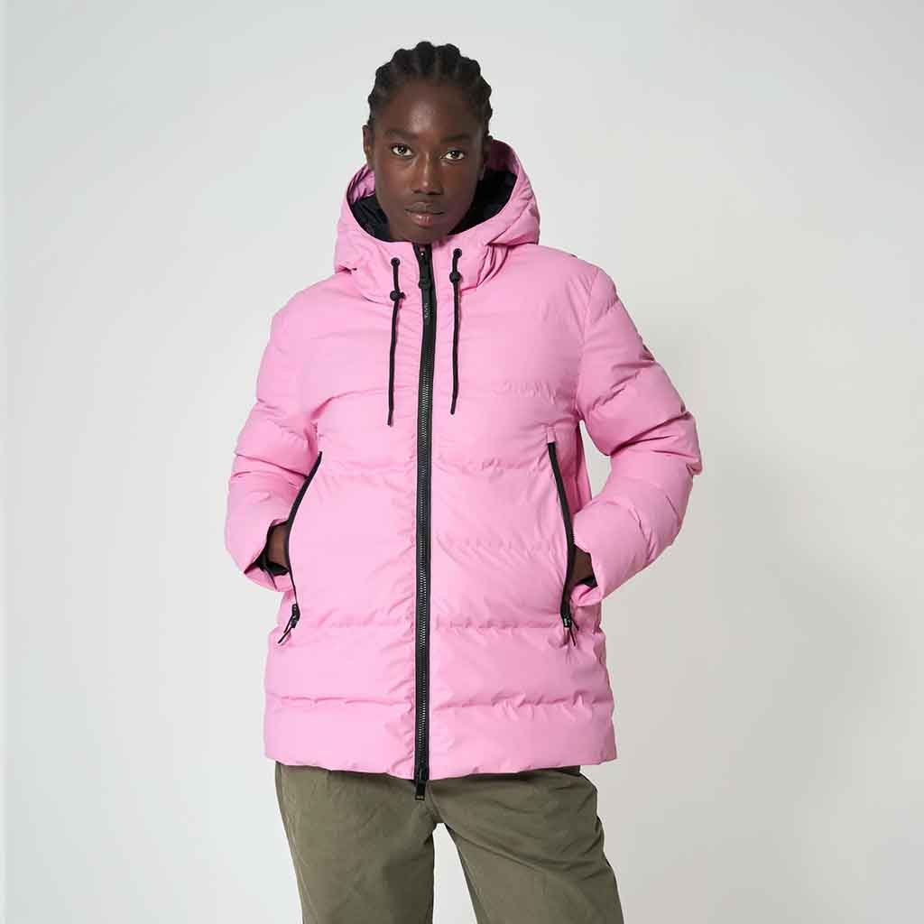 Tanta Nieve Quilted Waterproof Coat Moonlite Mauve re souL