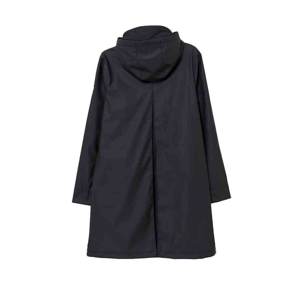 Nuovola PU Raincoat - Black - re-souL