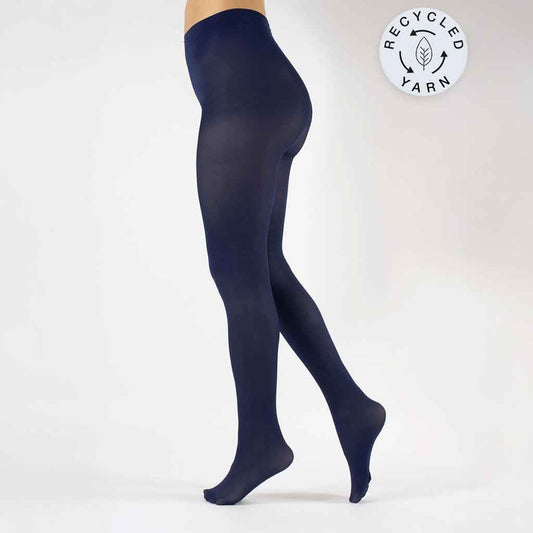 Opaque Tights - Marine Blue - re - souL
