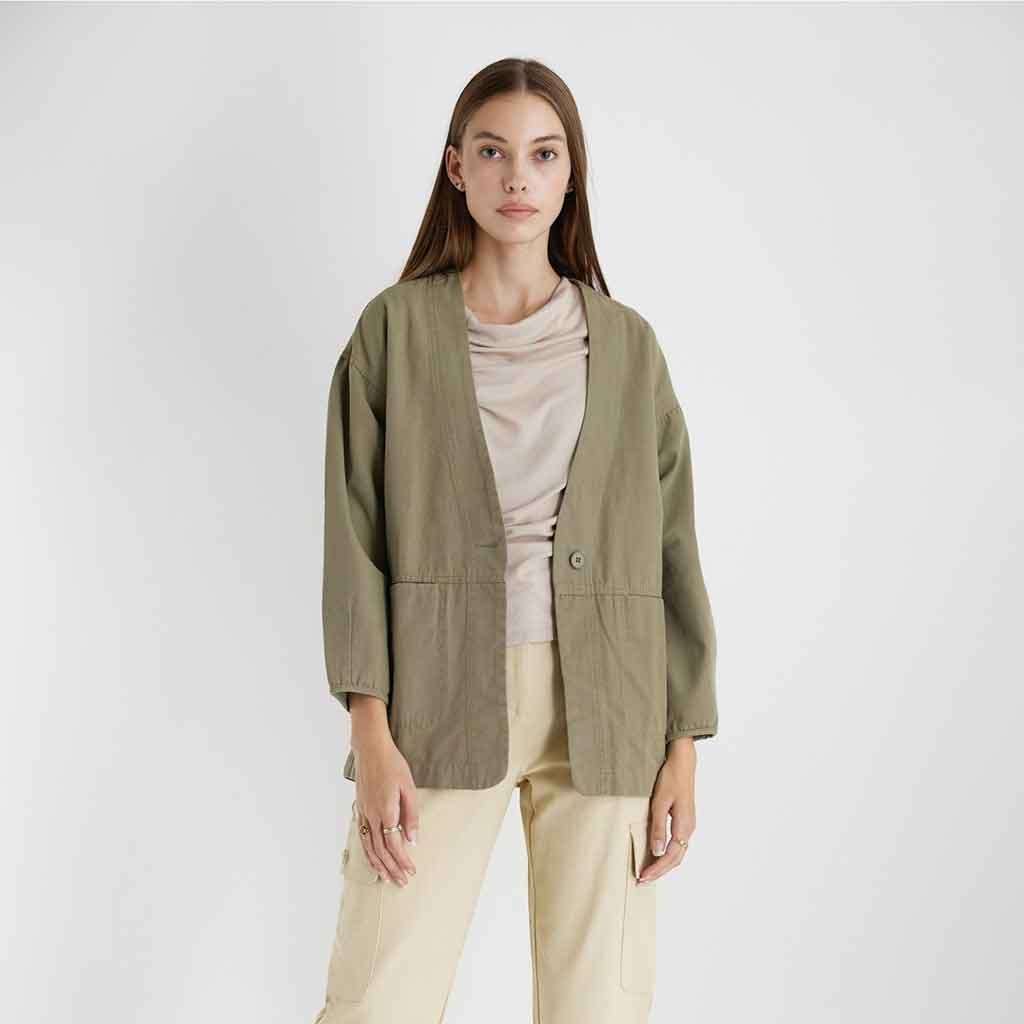 Pear Jacket - Olive - re - souL