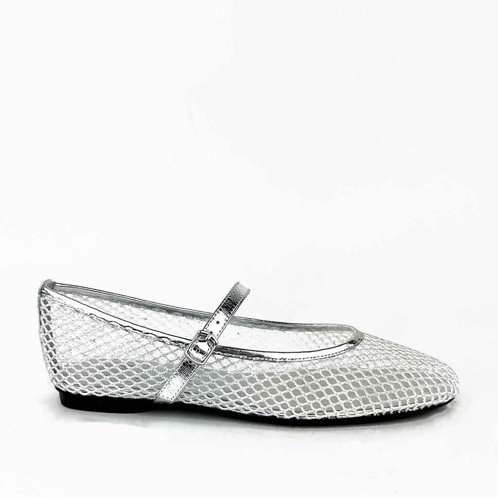 Perth Mesh Flat - Silver - re - souL
