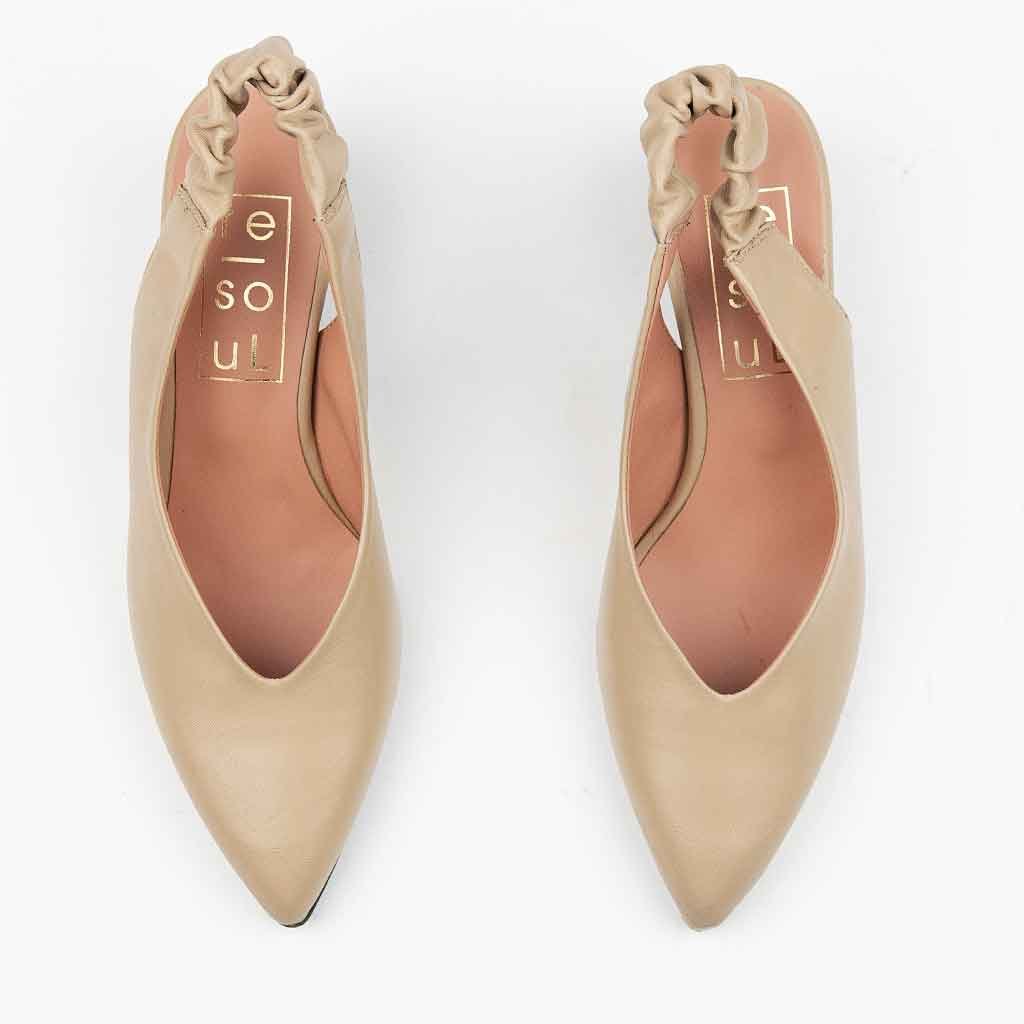 re - souL Dolly Slingback - Beige - re - souL
