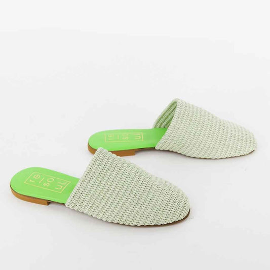 re - souL Sabrina Mule - Mint Green - re - souL