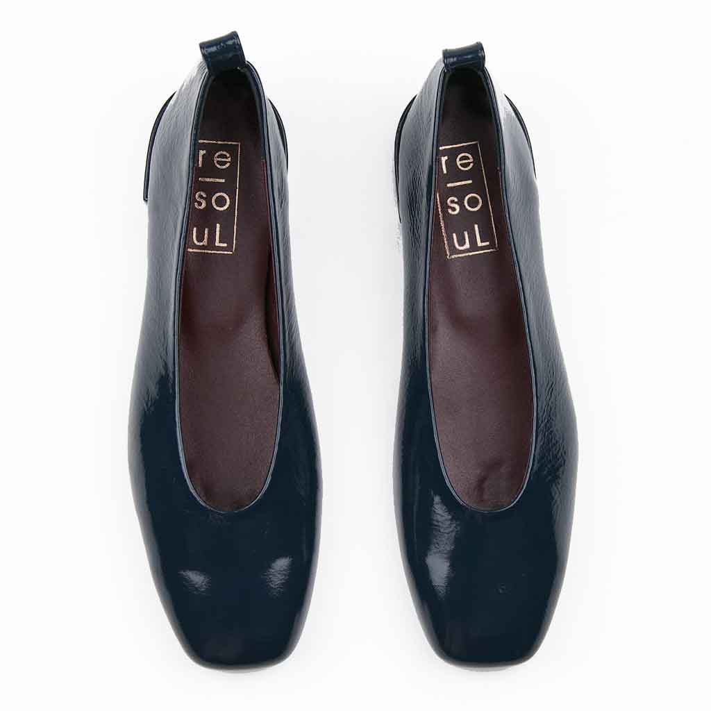 re - souL Ursula Skimmer - Navy Patent - re - souL