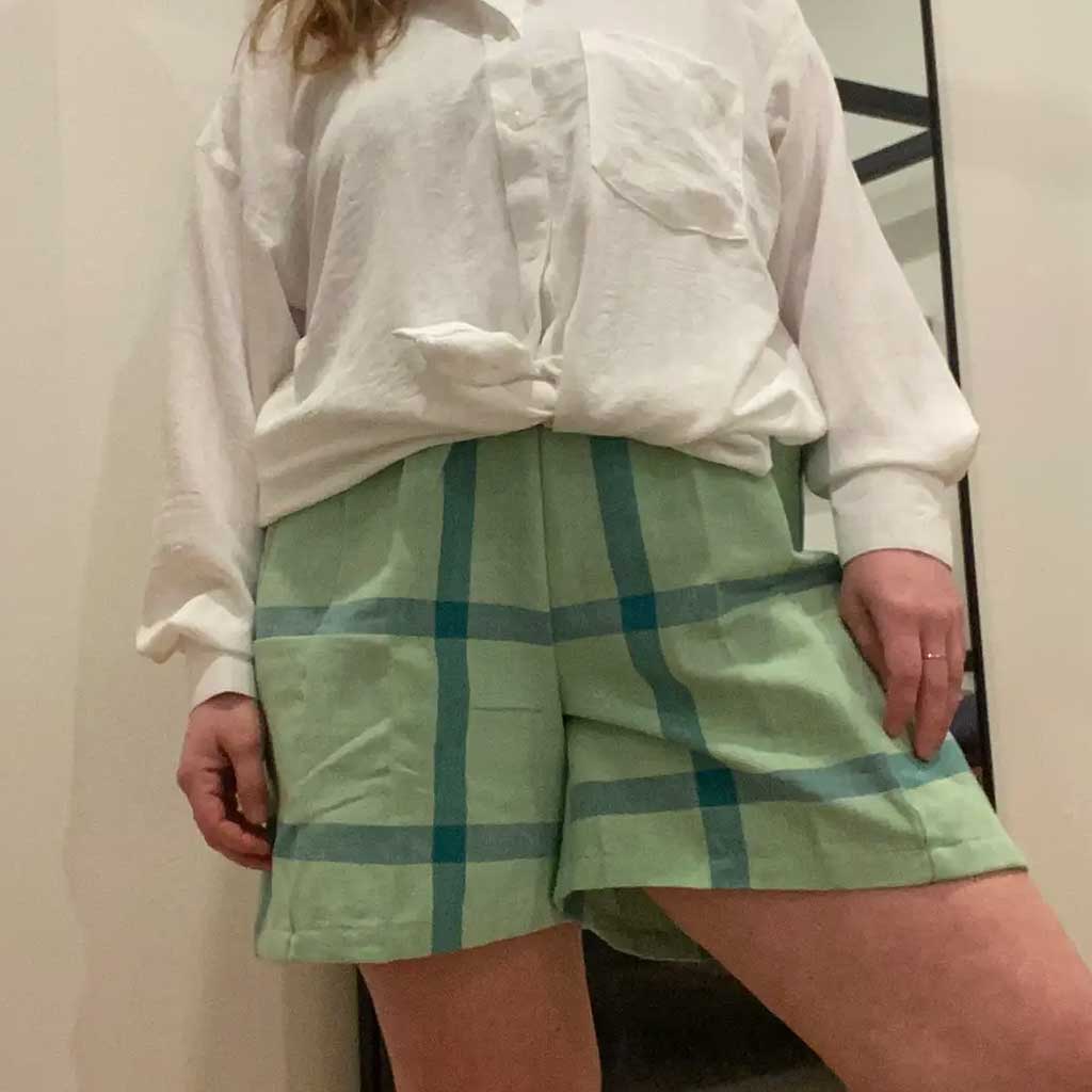 Reid Checkered Short - Green - re - souL