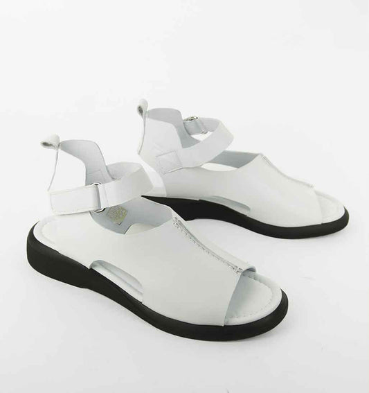 Ava City Sandal - White