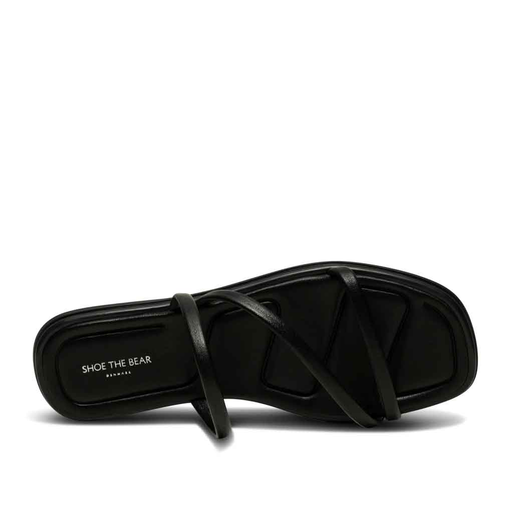 Selena Strap Sandal - Black - re-souL