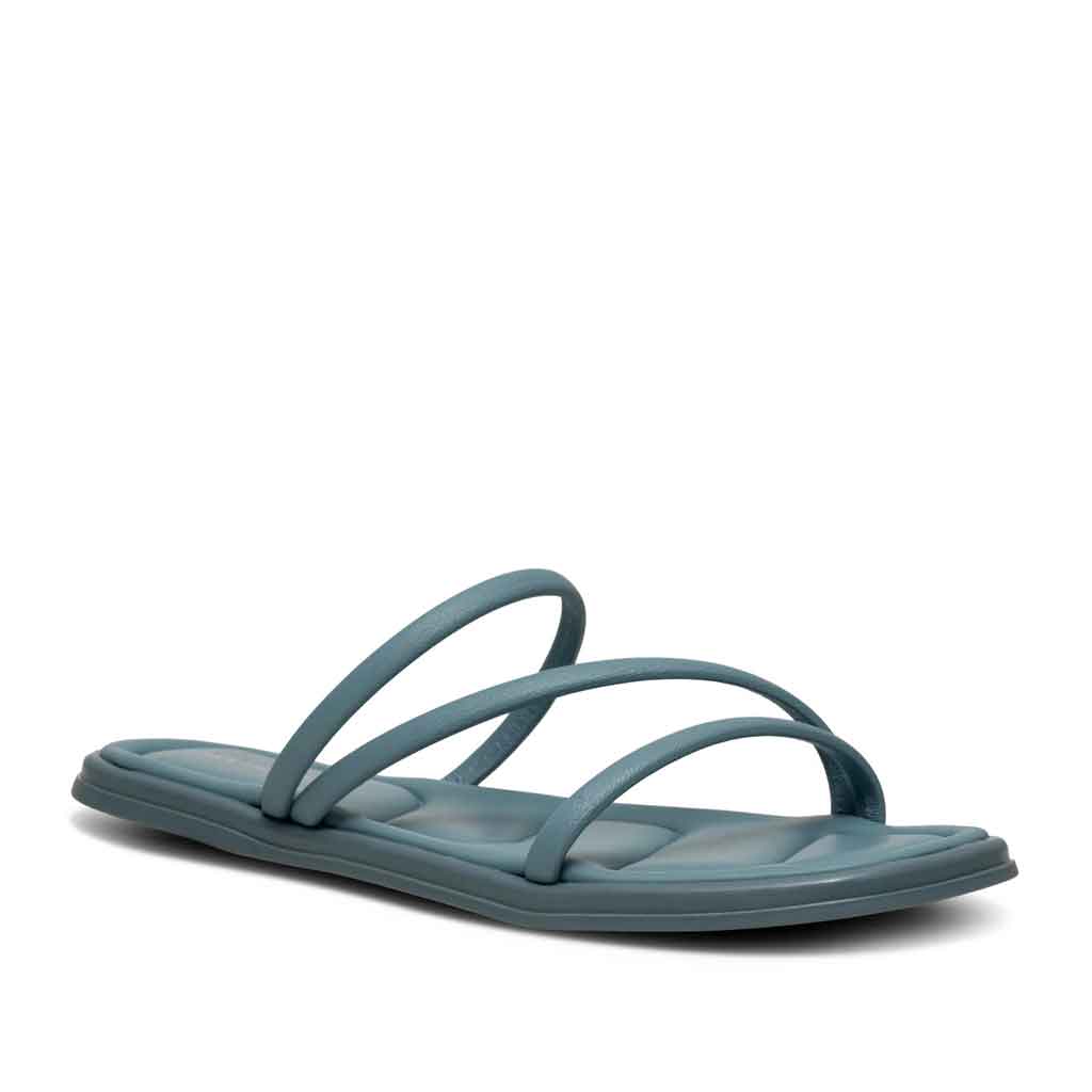 Selena Strap Sandal - Dusty Blue - re-souL