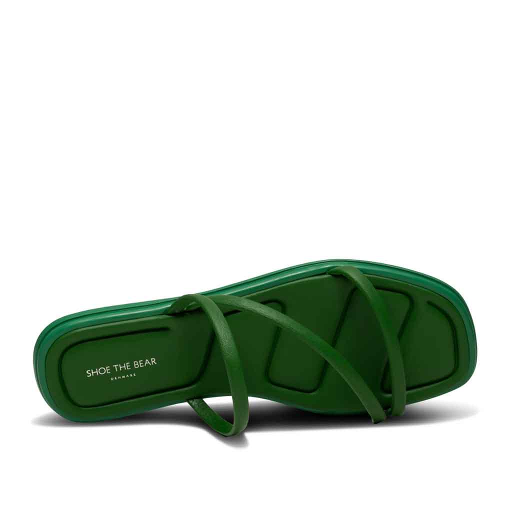 Selena Strap Sandal - Green - re-souL