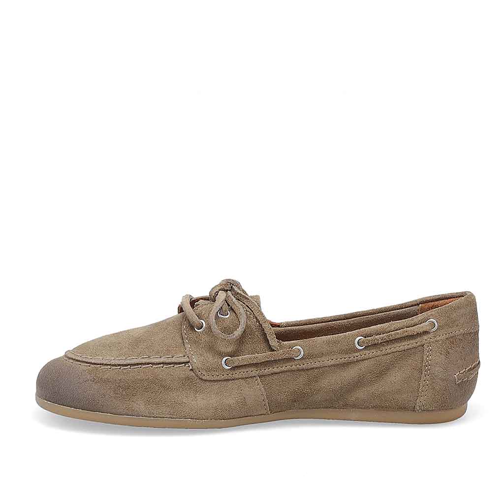 Sianna Boat Shoe - Taupe Suede - re - souL