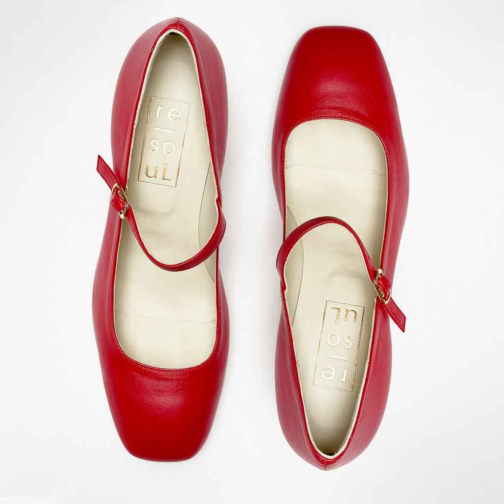 Skye Mary - Jane Heels - Red - re - souL