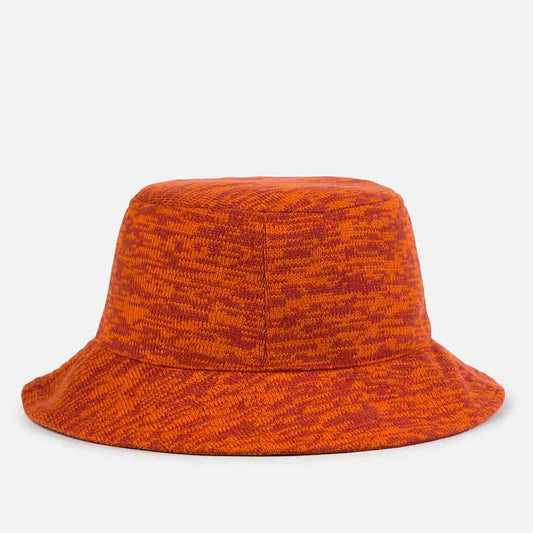 Twist Knit Bucket Hat - Wine Flame - re - souL