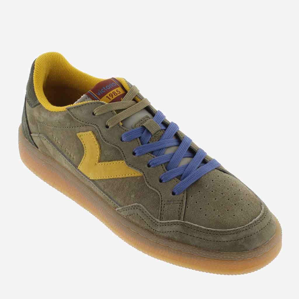 Victoria Smash Suede Mens - Khaki/Mustard - re - souL