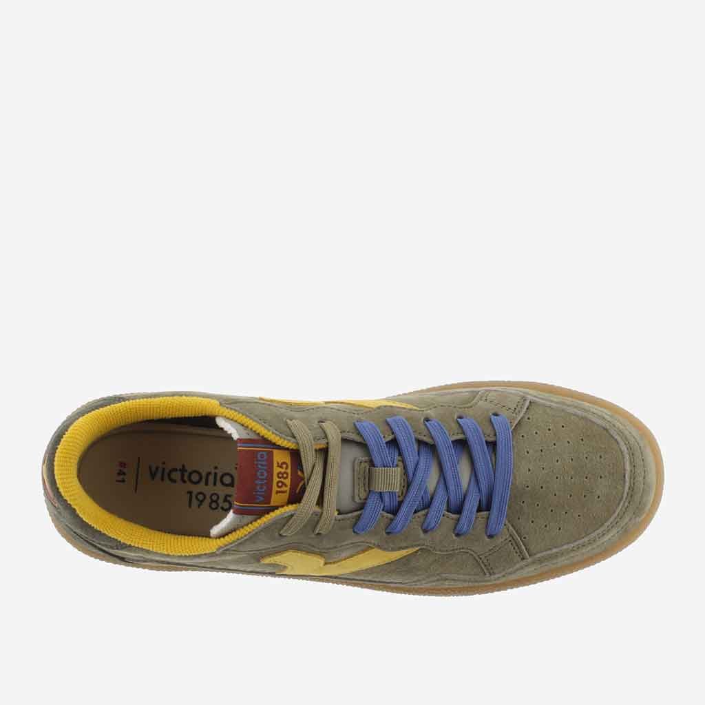 Victoria Smash Suede Mens - Khaki/Mustard - re - souL