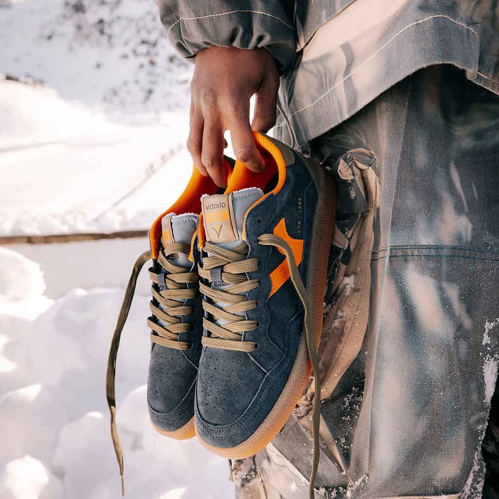 Victoria Smash Suede Mens - Navy/Rust - re - souL