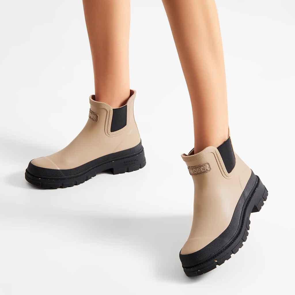 Woden Liv Boot - Coffee Cream - re - souL