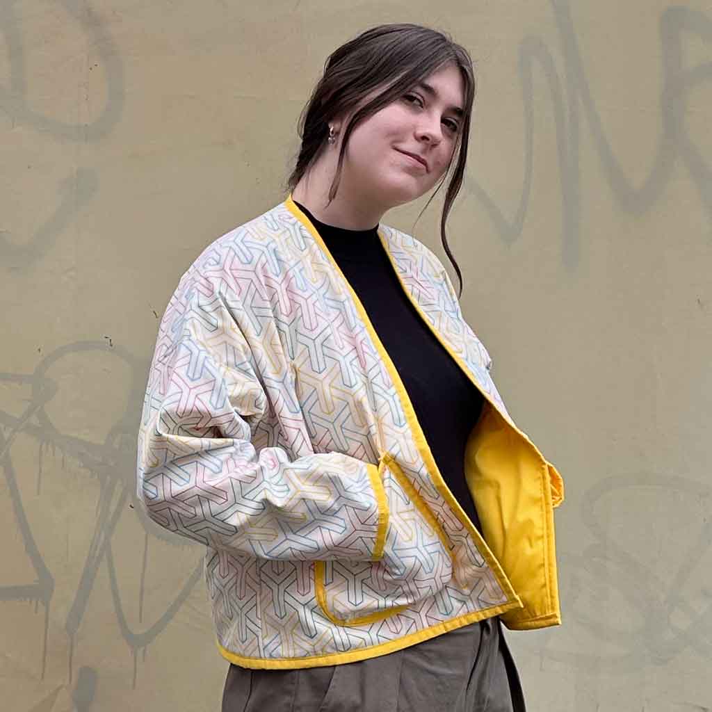Yellow Trim Quilt Jacket - re - souL