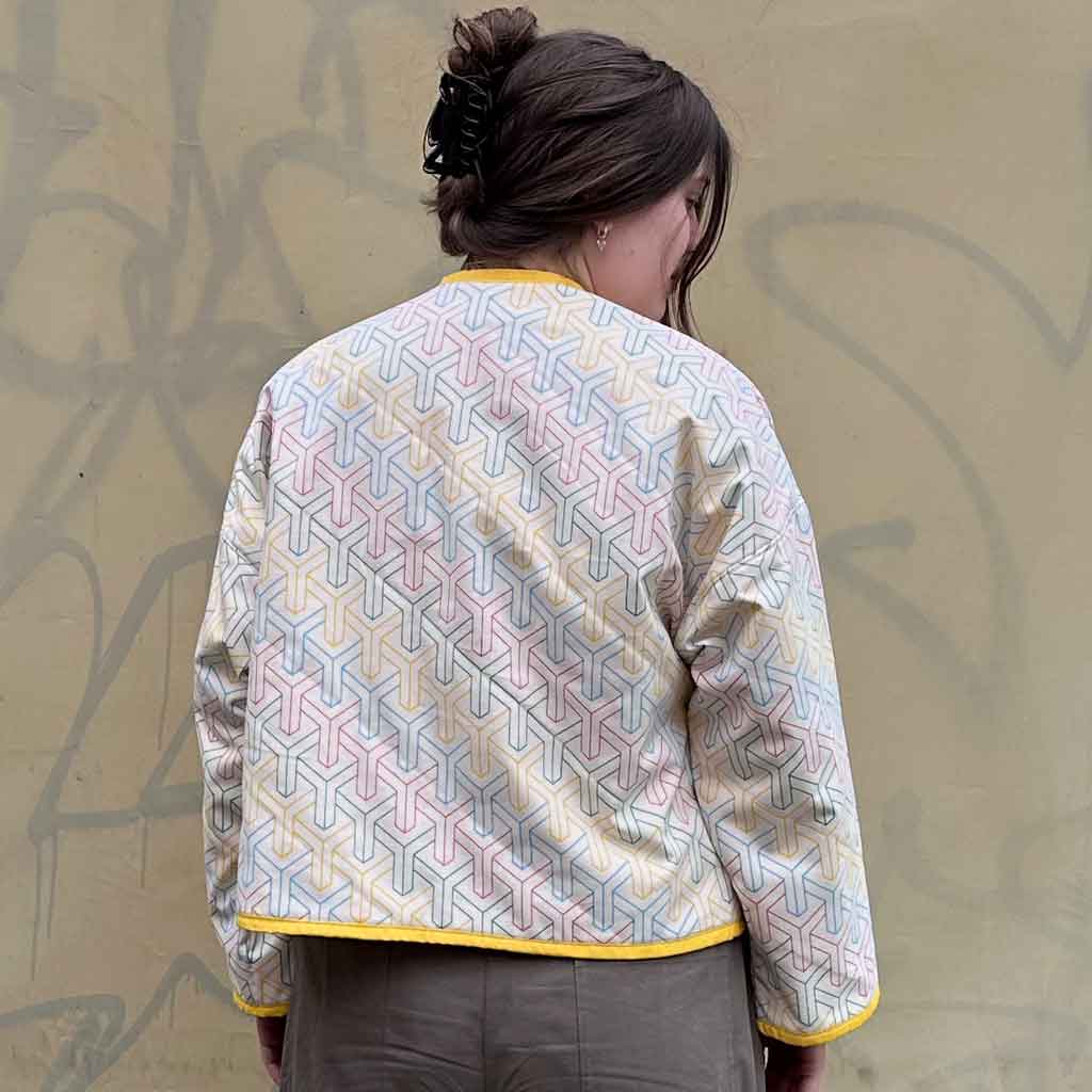 Yellow Trim Quilt Jacket - re - souL