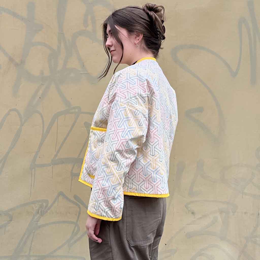 Yellow Trim Quilt Jacket - re - souL