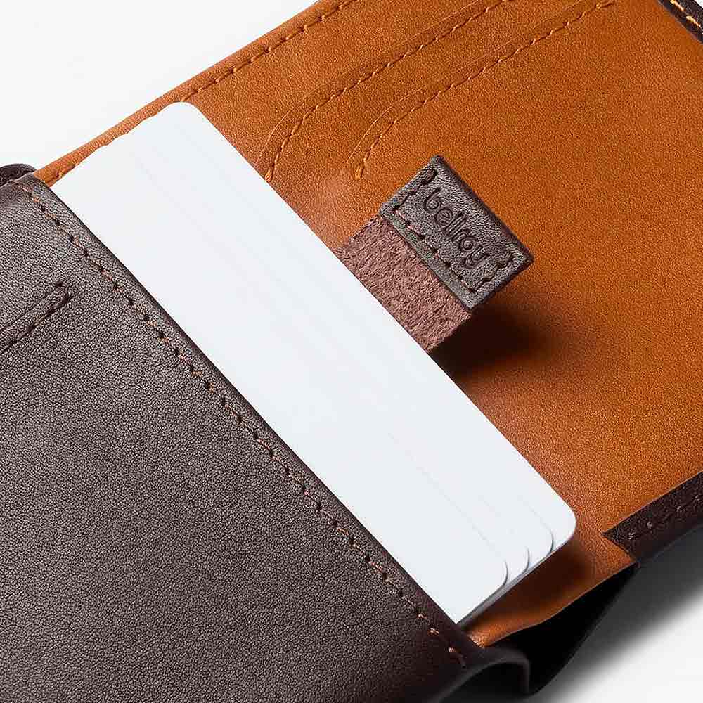 Bellroy Note Sleeve - Java/Caramel - re-souL