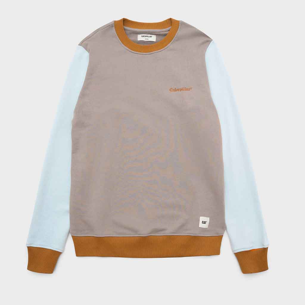 CAT WorkWear Redefined Tri-Color Crewneck - re-souL