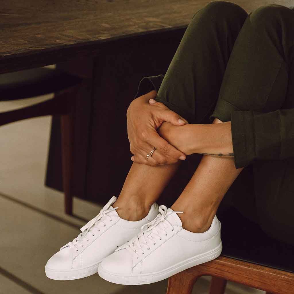 Clae Bradley Sneaker - Triple White - re-souL