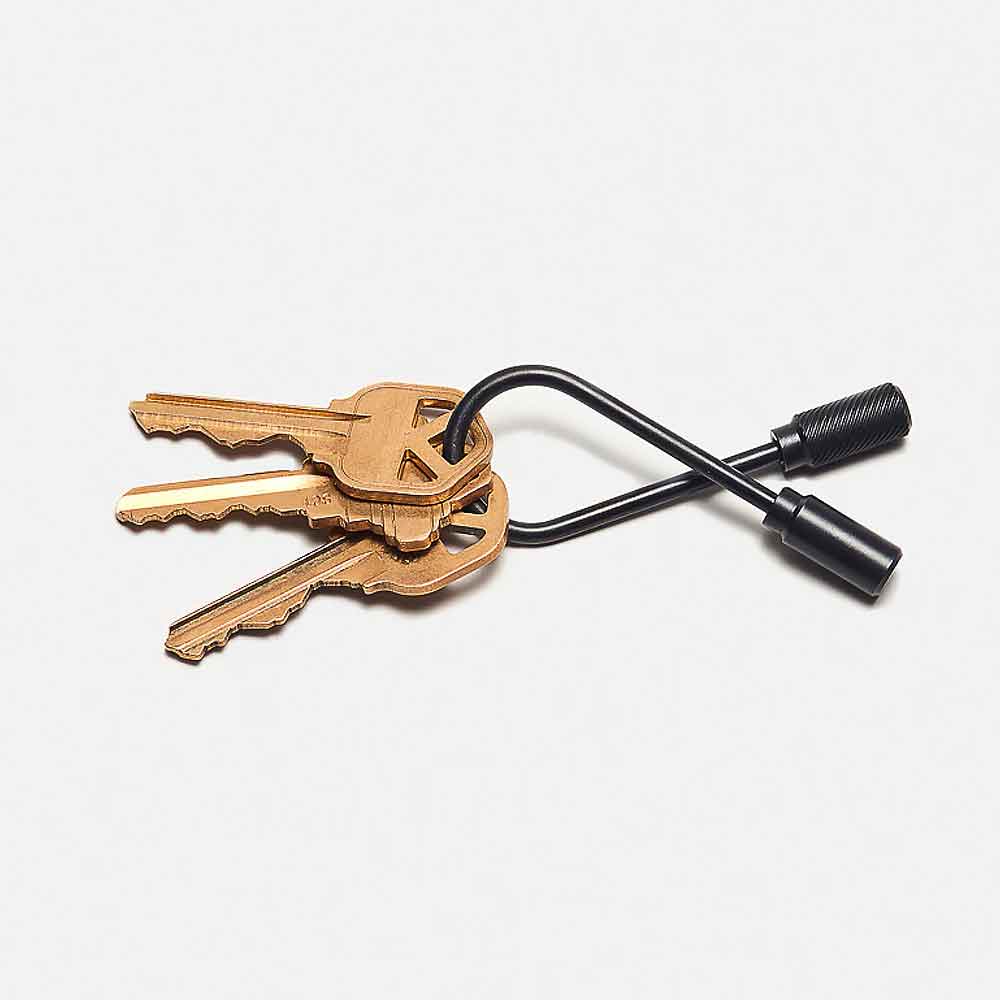 Craighill Helix Keyring - Carbon Black - re-souL