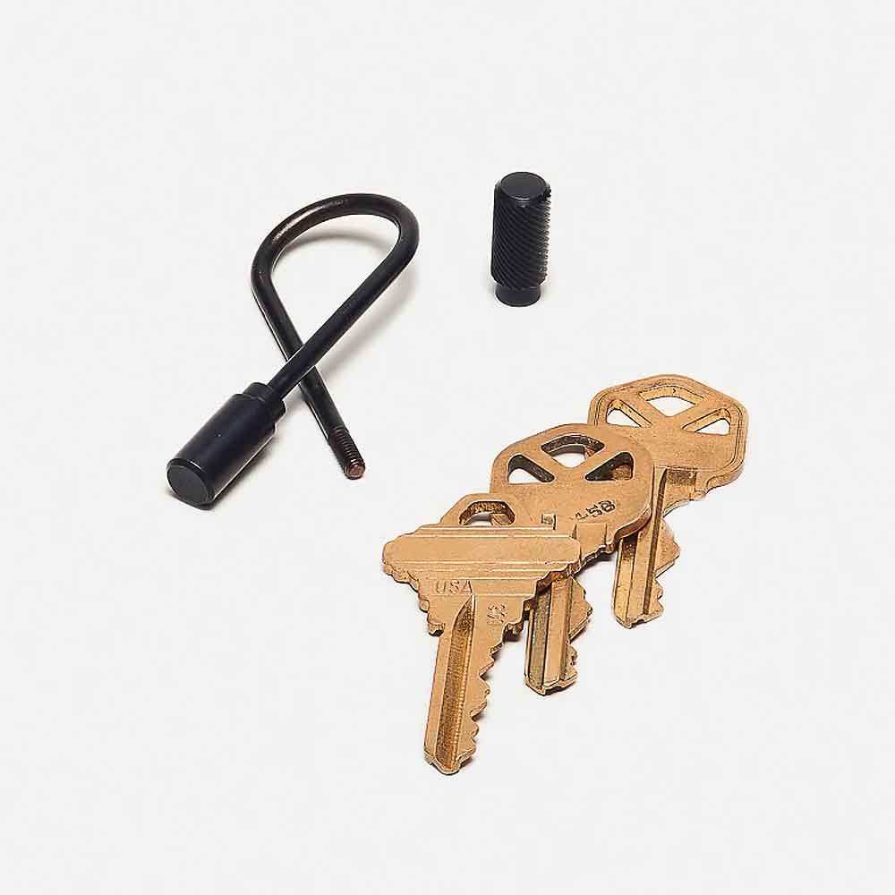Craighill Helix Keyring - Carbon Black - re-souL