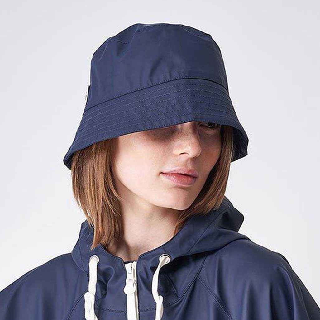 Drëpsen Bucket Rain Hat - Navy - re-souL