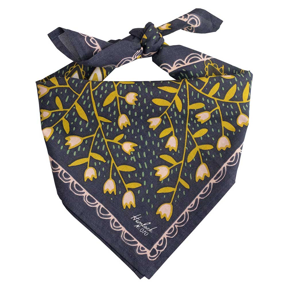 Hemlock Goods Bandana No. 010 - Tulips - re-souL