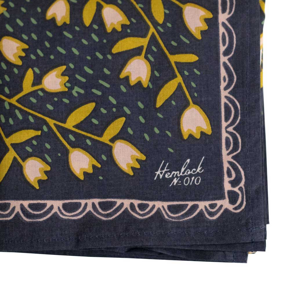 Hemlock Goods Bandana No. 010 - Tulips - re-souL