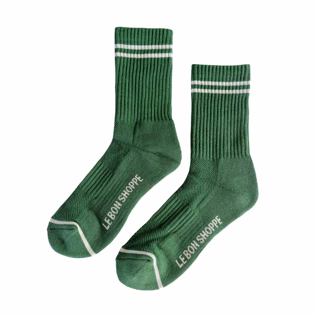 Le Bon Shoppe Boyfriend Socks - Moss Green - re-souL