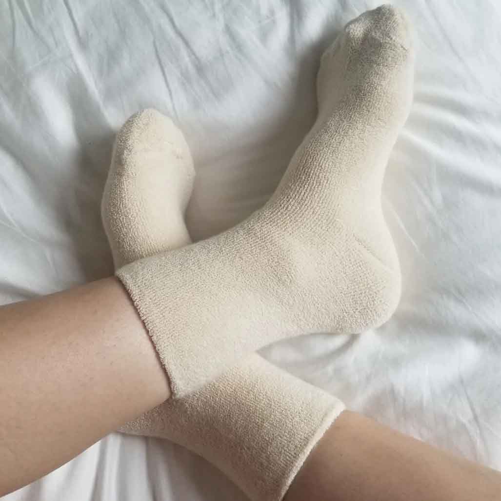 Le Bon Shoppe Cloud Socks - Ecru - re-souL