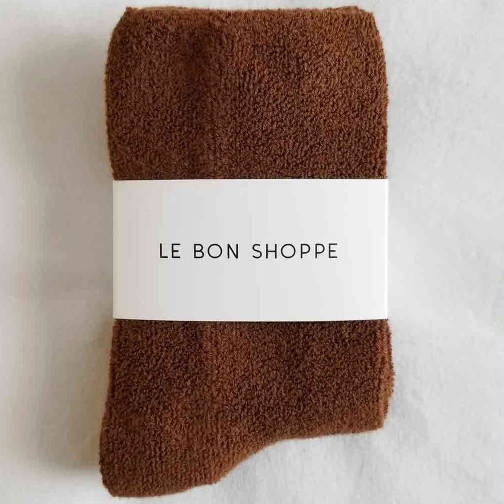 Le Bon Shoppe Cloud Socks - Sepia - re-souL