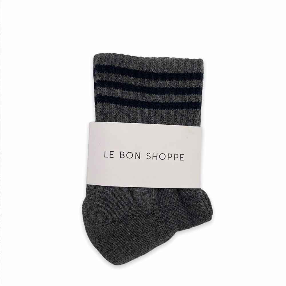 Le Bon Shoppe Girlfriend Socks - Soot - re-souL