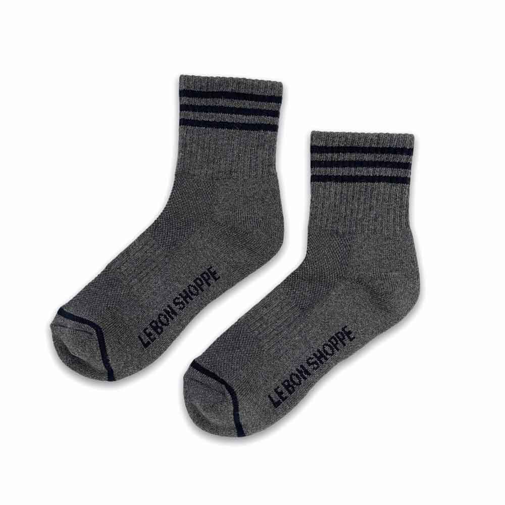 Le Bon Shoppe Girlfriend Socks - Soot - re-souL