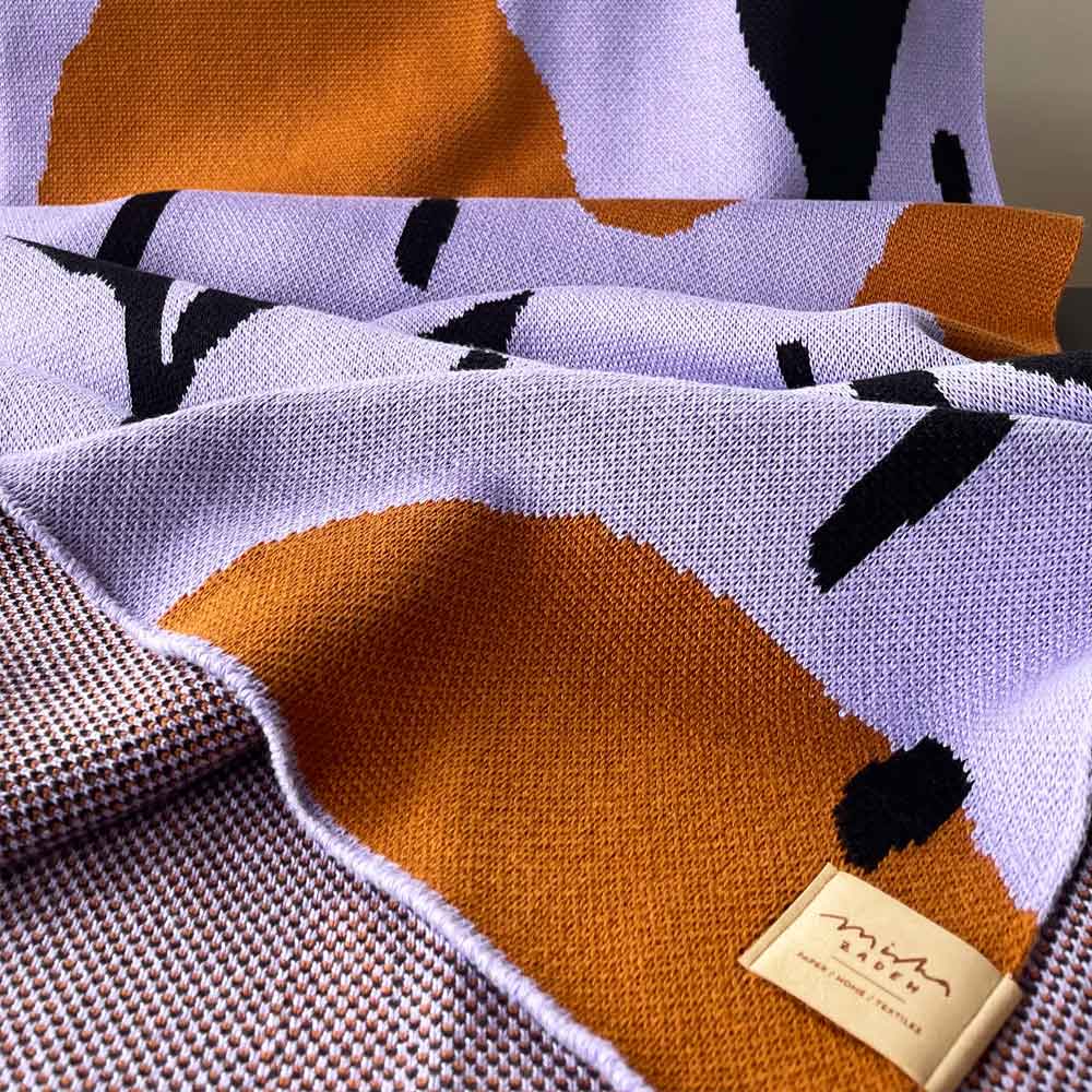 Misha Zadeh Cotton Throw Blanket - re-souL