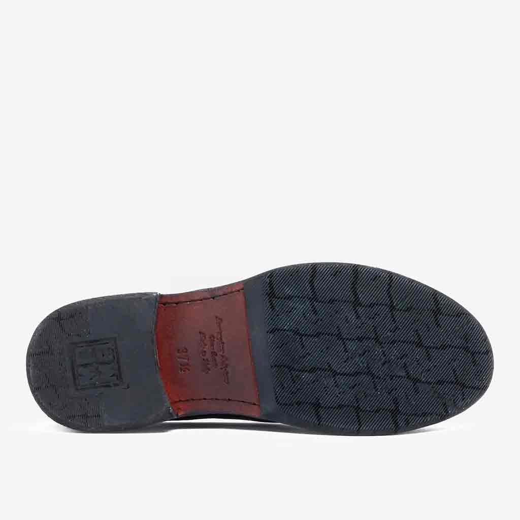 MOMA Italian Lace-Up Oxford - Black - re-souL