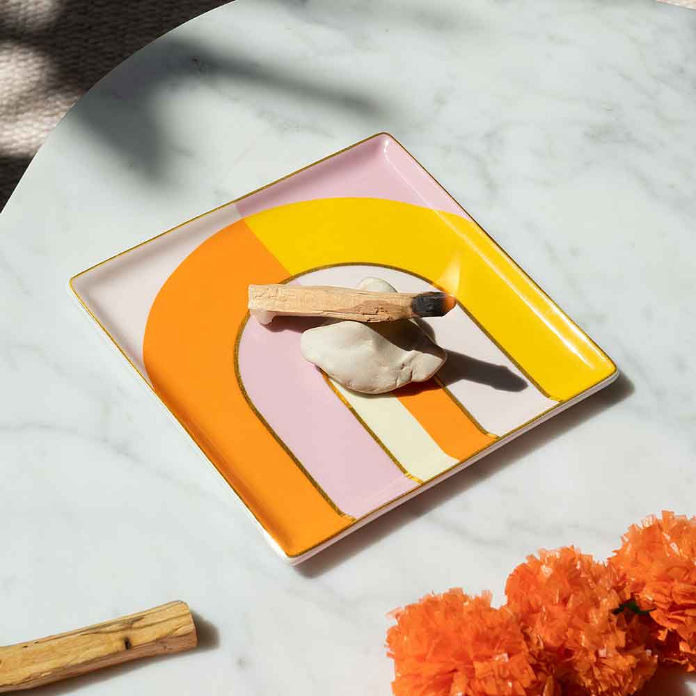 OCTAEVO Riviera Arch Ceramic 6" Tray - re-souL
