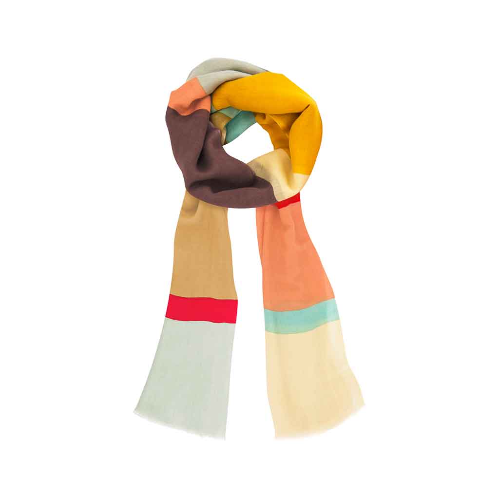 Remember ZAZA Stripe Scarf - re-souL